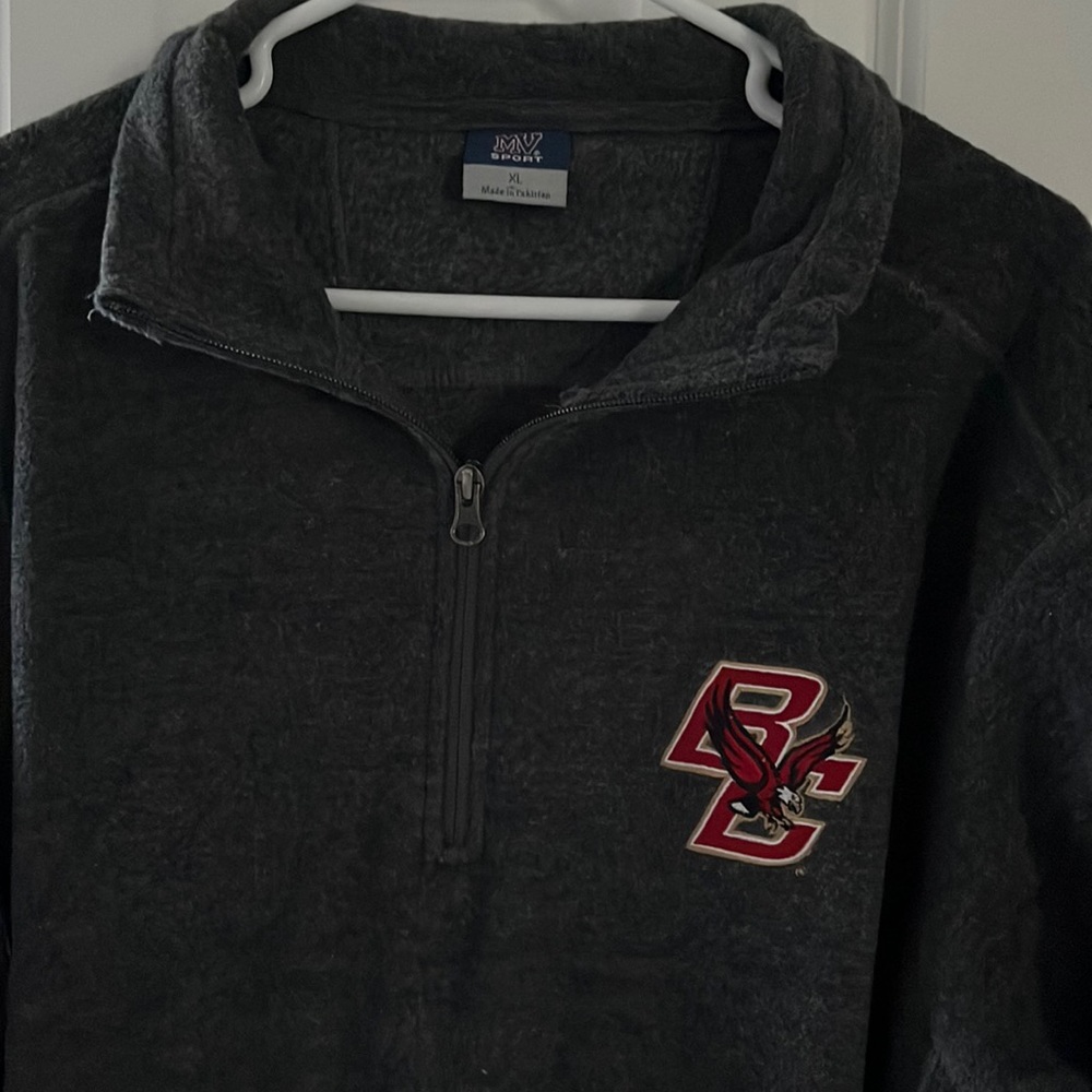 Mens Boston College 1/4 zip